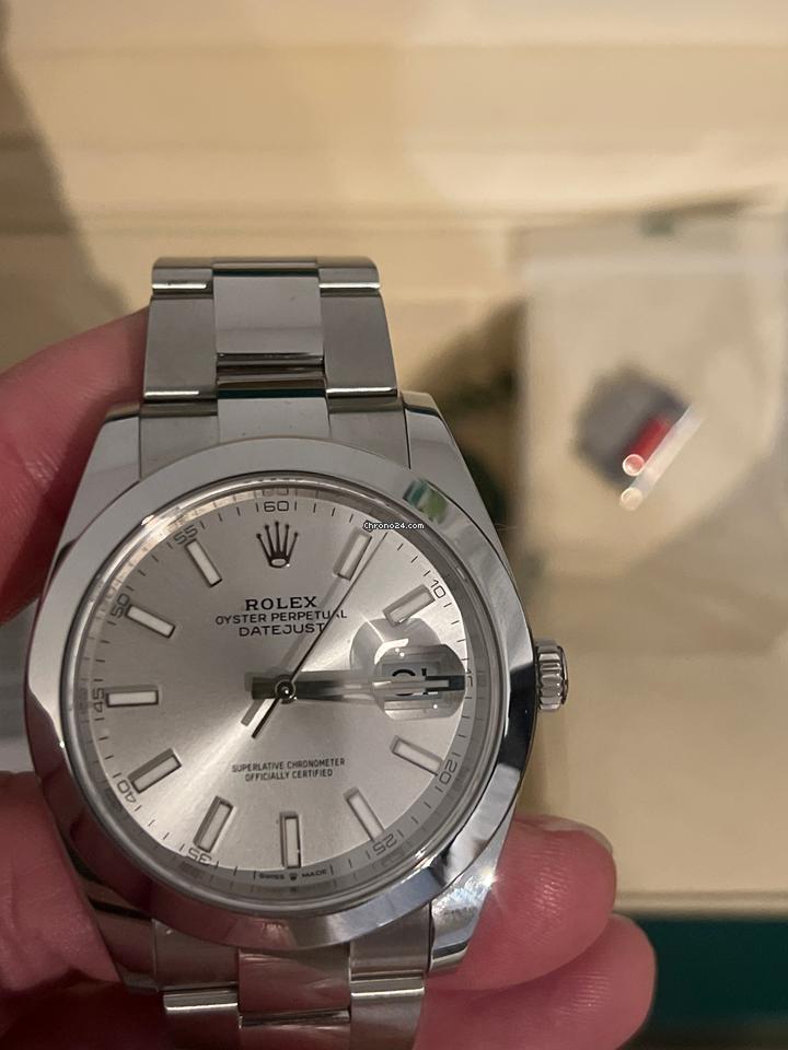 Rolex | Datejust | 126300 | Steel | 41 mm | Steel | Silver (solid) | Automatic