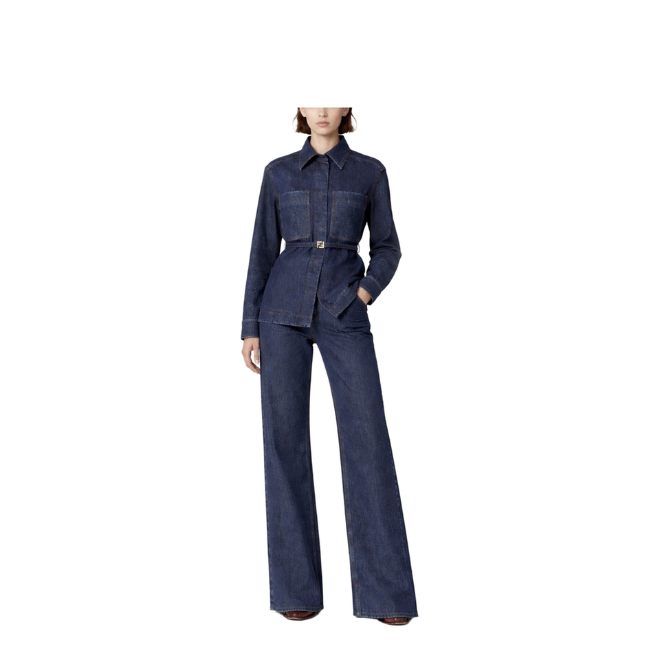 Long Jeans Denim Blue