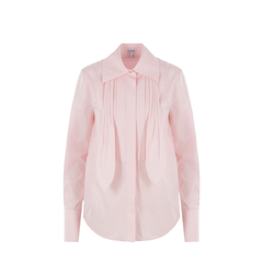 Draped Cotton Shirt