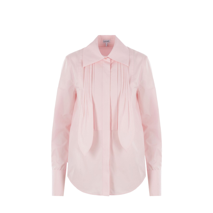 Draped Cotton Shirt