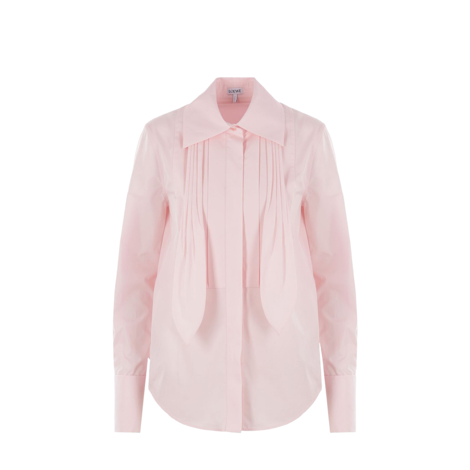 Draped Cotton Shirt