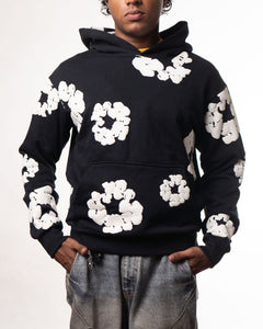Denim Tears Black&White Floral Hoodie (S)