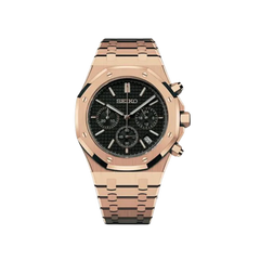 SEIKO MOD Royal Seikoak Rosegold Black Chrono