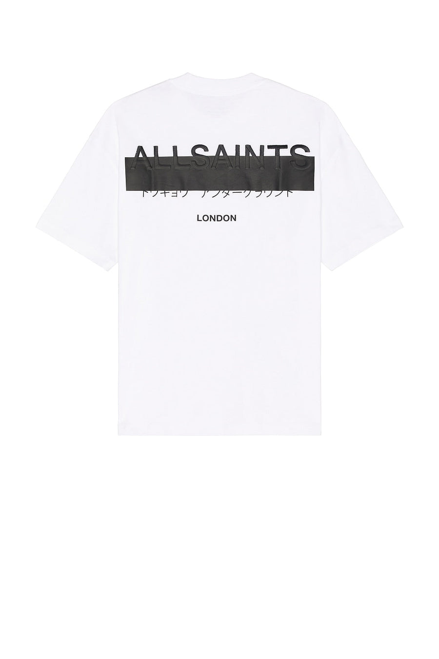 ALL SAINTS REDACT SS CREW ASHEN WHITE TSHIRT