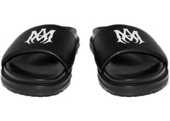 Amiri Leather Slide Black