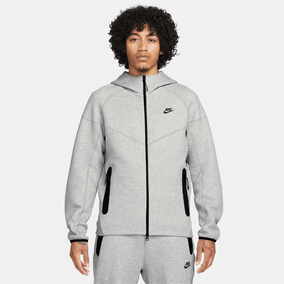 Nike TECH FLEECE FULL-ZIP HOODIE - GRAPHITE