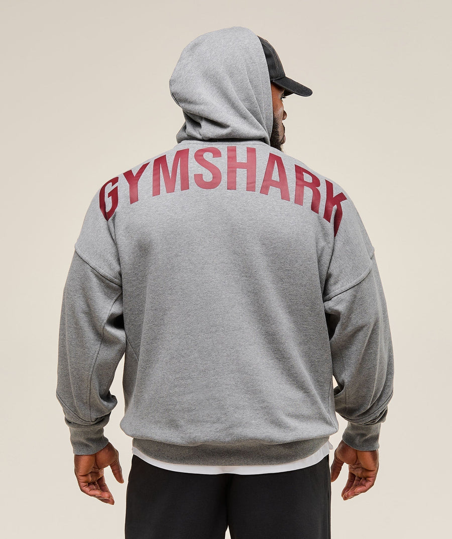 Gymshark Power Hoodie - Charcoal Core Marl