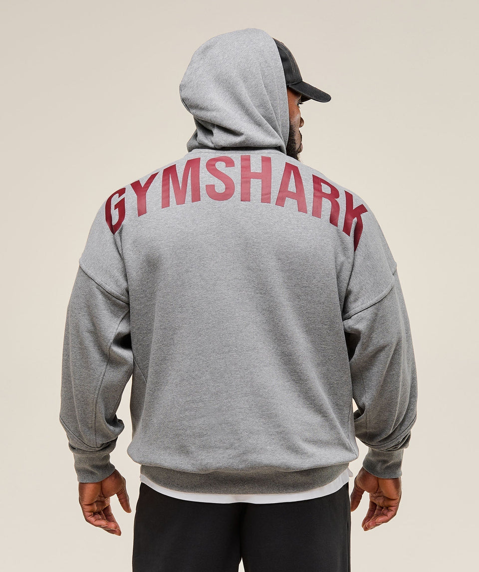 Gymshark Power Hoodie - Charcoal Core Marl
