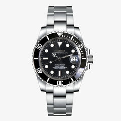 Seikomariner Steel Black