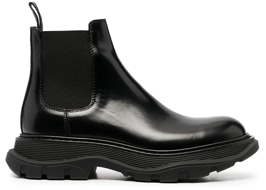Alexander Mcqueen Chunky Sole Chelsea Boots Black (Women'S)