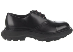 Alexander Mcqueen Leather Derby Shoe Black
