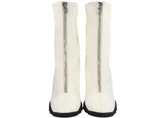 Alexander Mcqueen Slim Tread Boot White Black (Women'S)