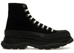 Alexander Mcqueen Tread Slick Boot Black Black White