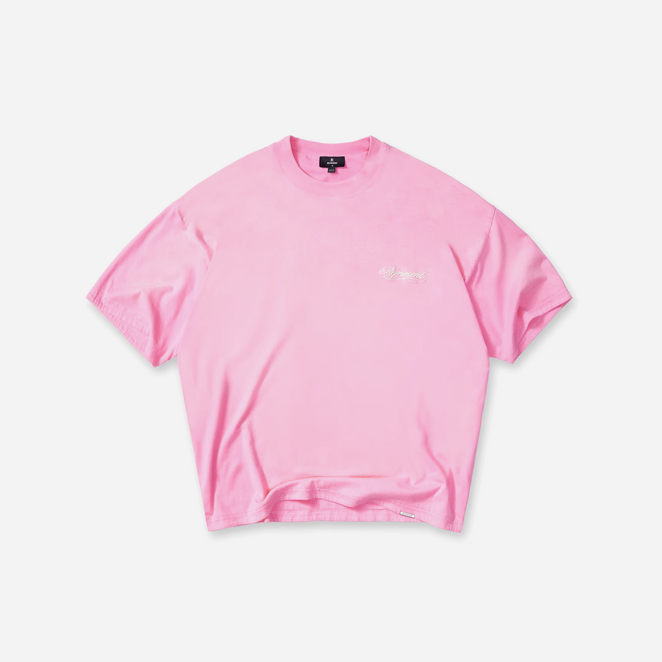 Represent Dual Layer Script T-Shirt Candy SS26