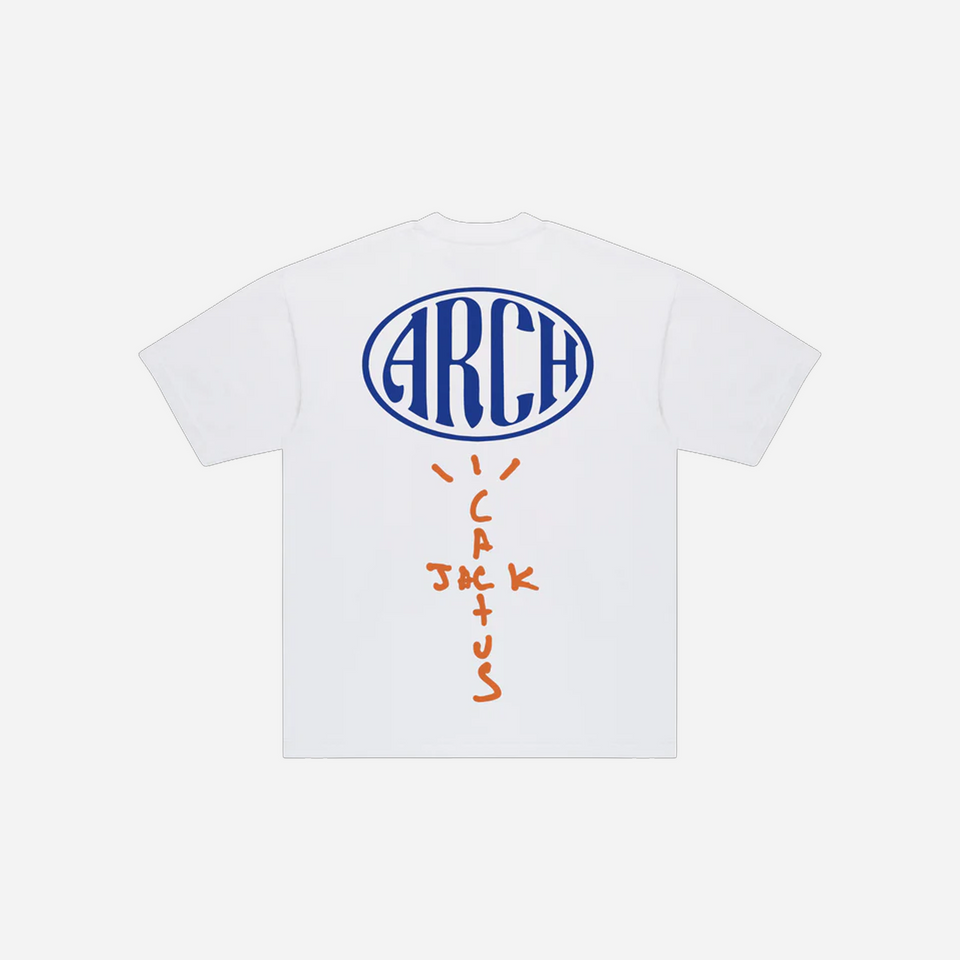 CJ x ARCH Paper Plane T-Shirt White