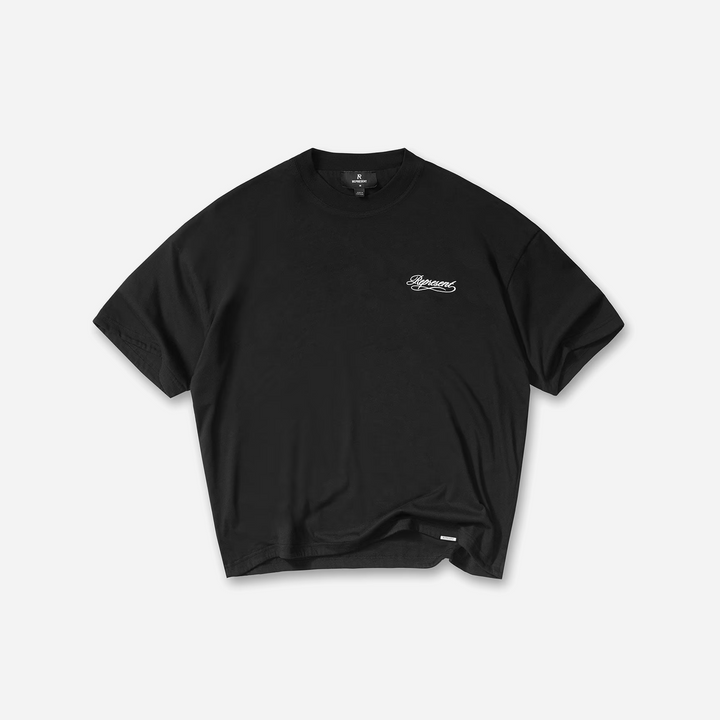 Represent Dual Layer Script T-Shirt Jet Black SS26
