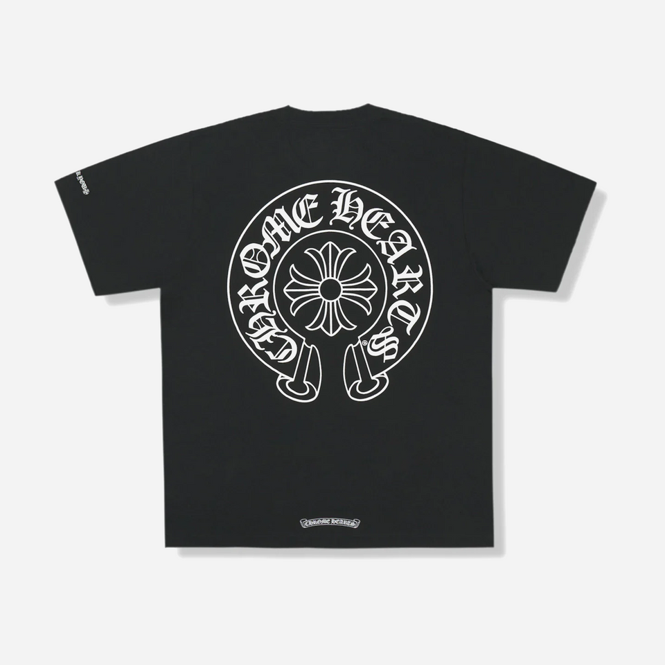 Chrome Hearts Horse Shoe Logo Pocket T-Shirt Black