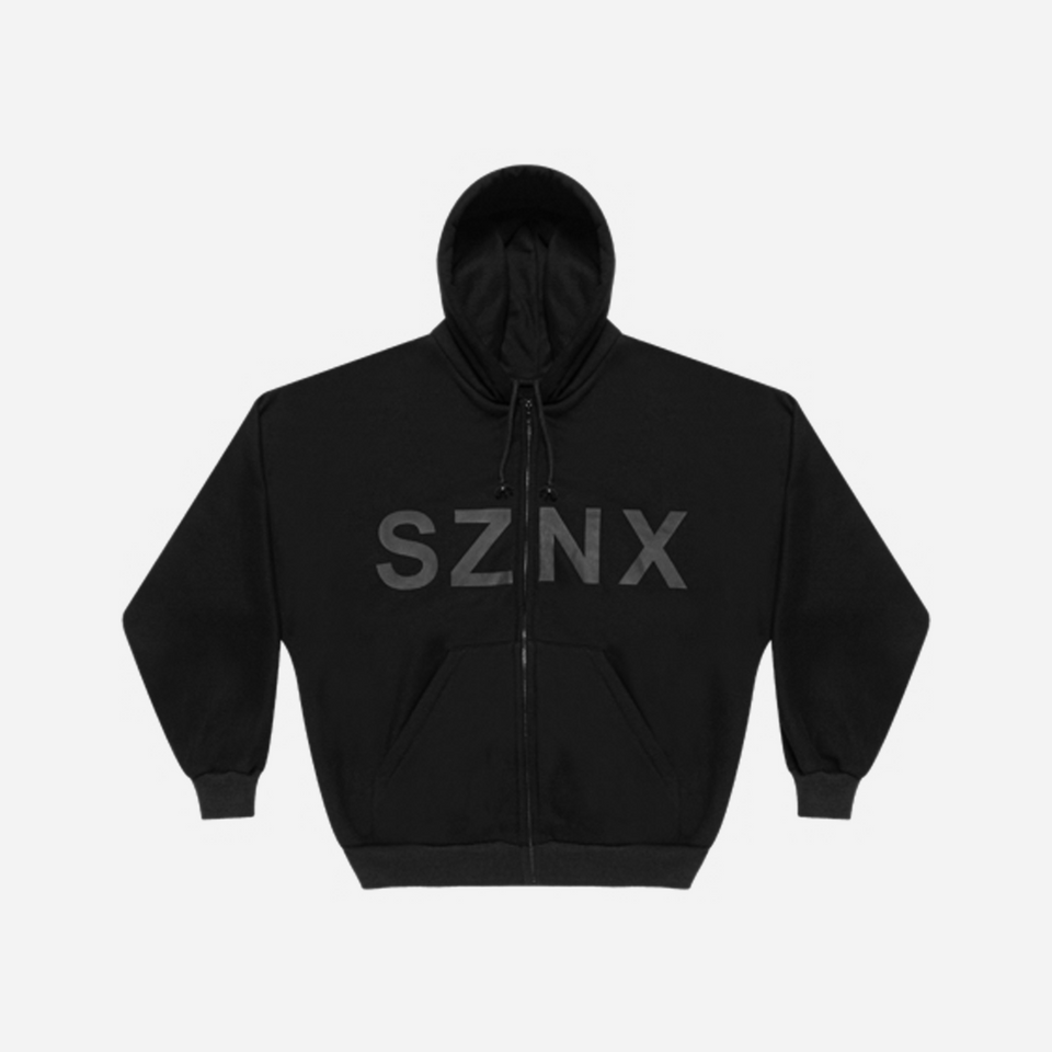 Yeezy by Kanye Black Zip Front SZNX Hoodie HD-10