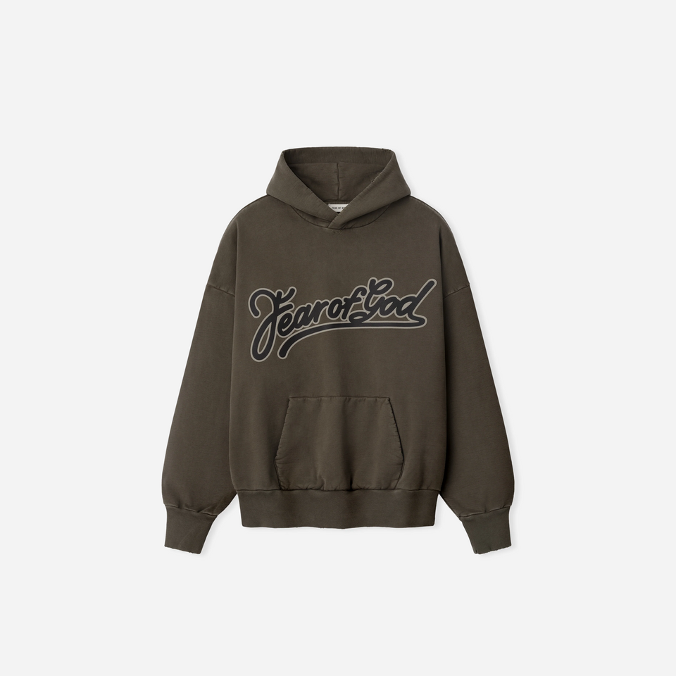 Fear Of God Classic Pocket Hoodie Faded Brown
