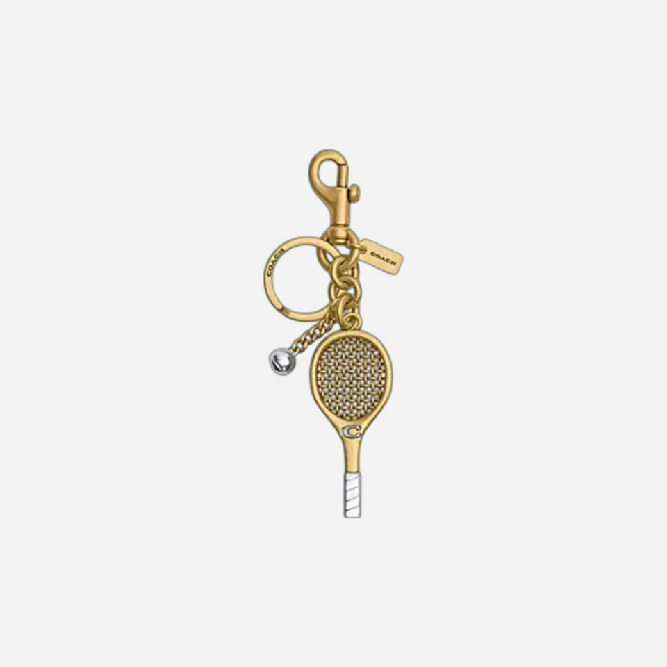 Coach Small Tennis Racket Bag Charm