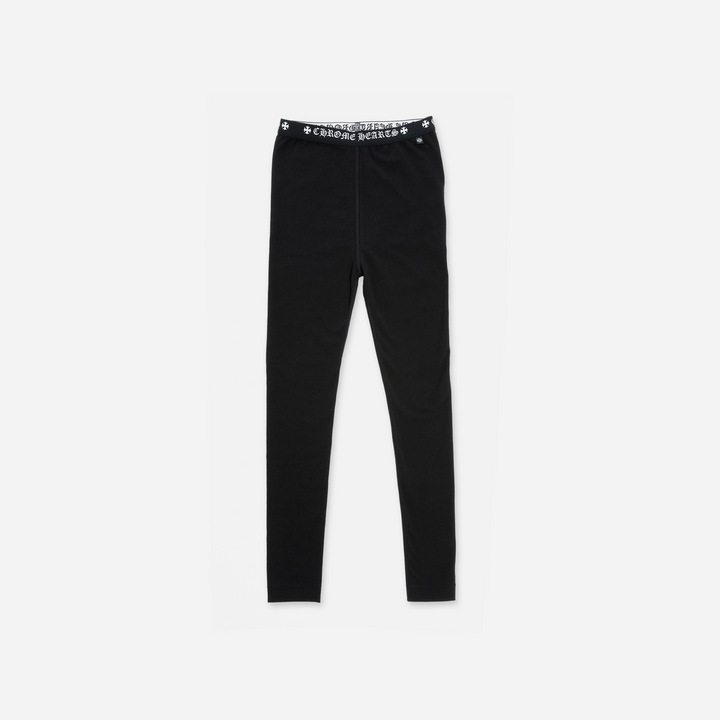 Chrome Hearts Logo Leggings Black