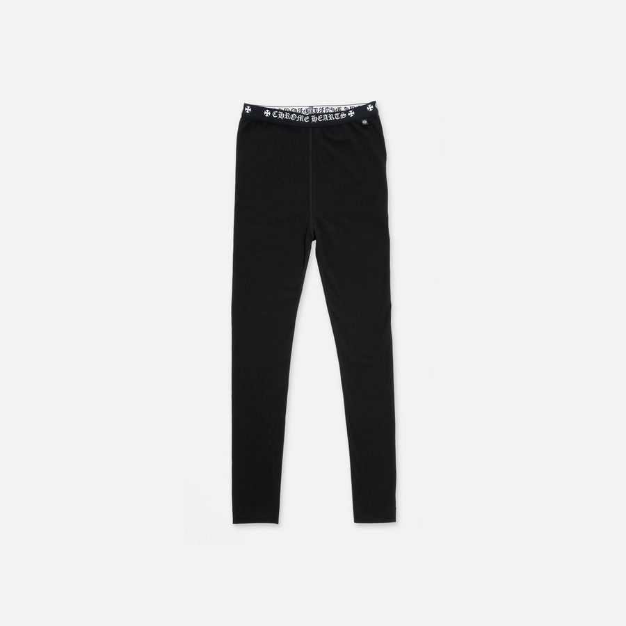 Chrome Hearts Logo Leggings Black