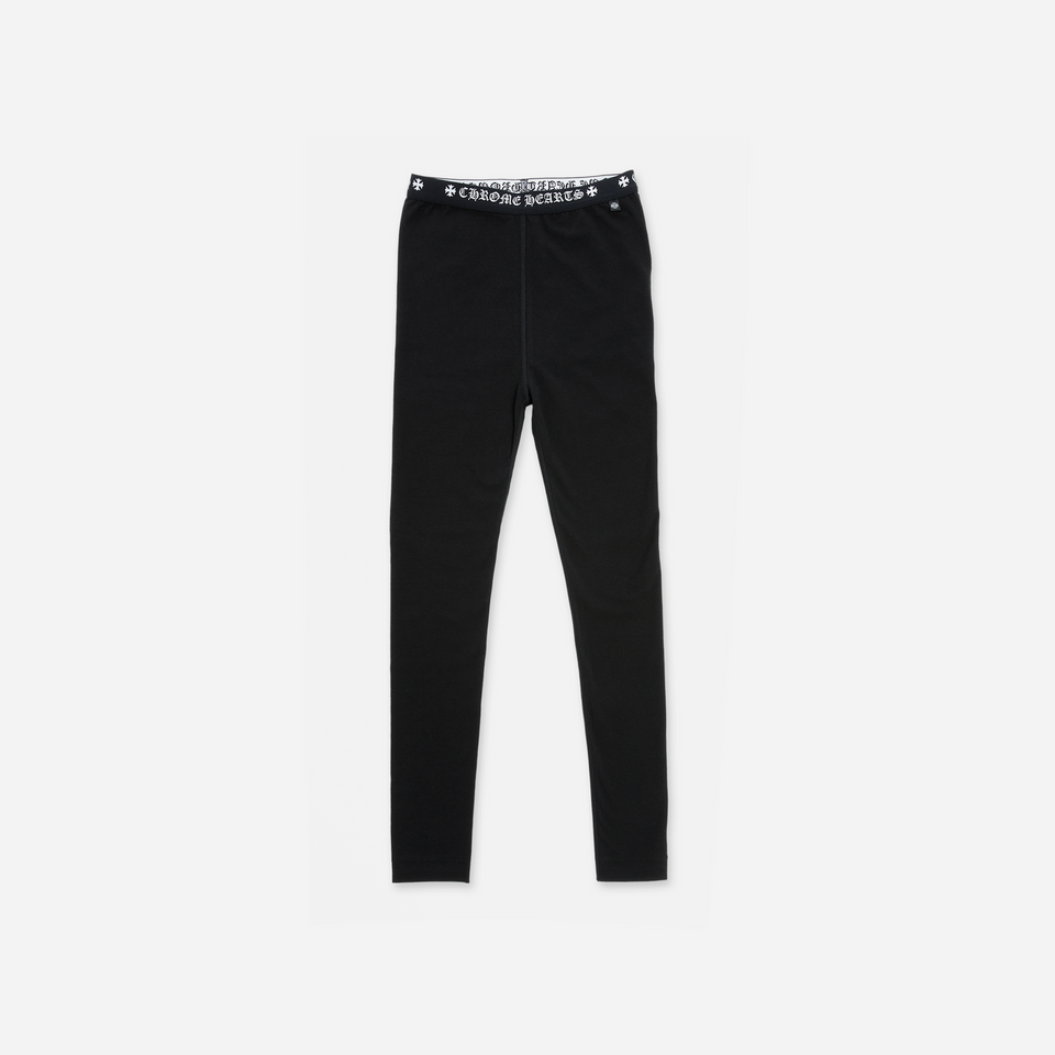 Chrome Hearts Logo Leggings Black