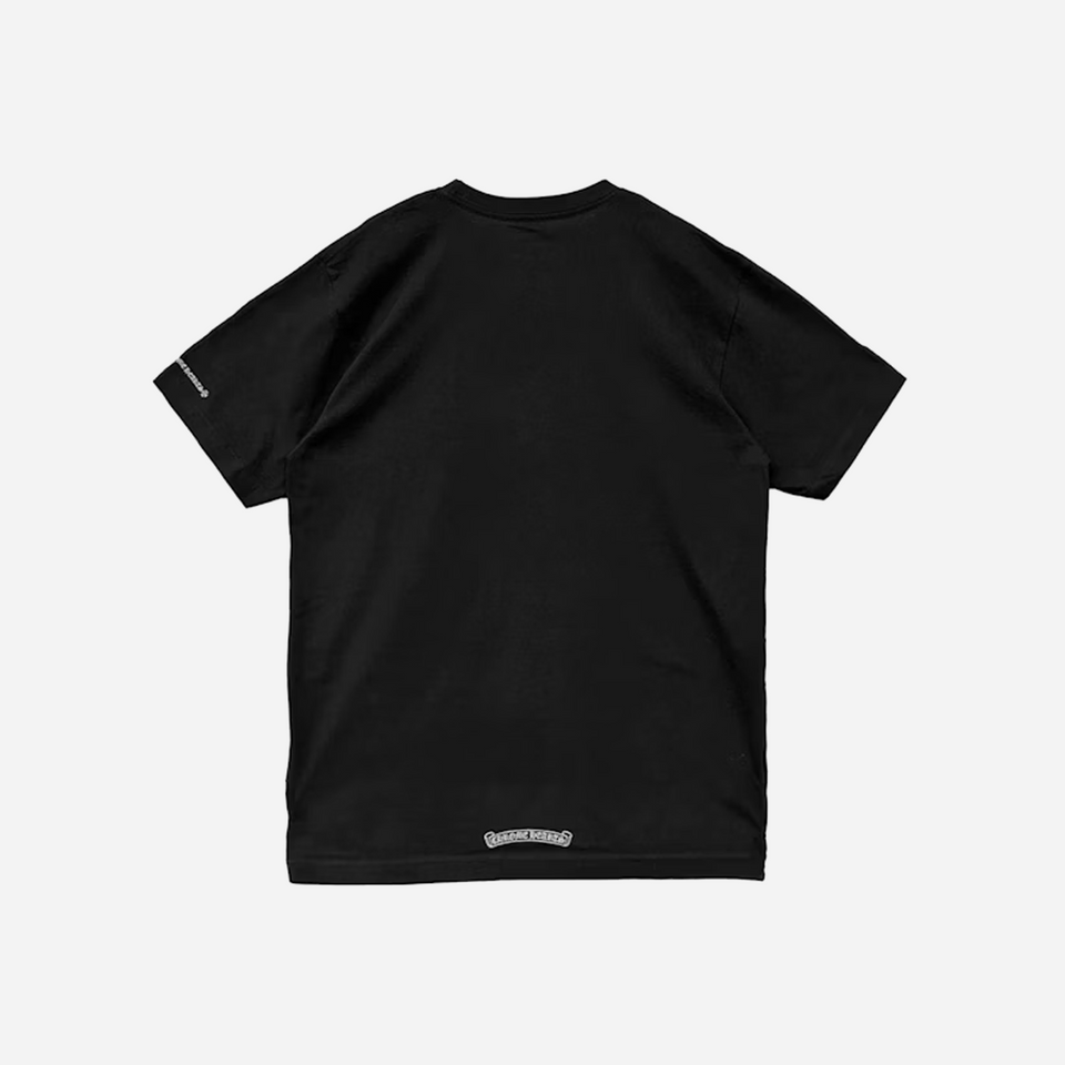 Chrome Hearts Shorts Sleeve Pocket Crew T-Shirt Black