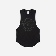 Gymshark Legacy Drop Arm Tank Black Slim Fit