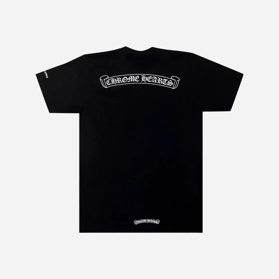 Chrome Hearts Scroll Logo T-Shirt Black