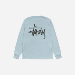 Stussy Basic Long Sleeve T-Shirt Slate