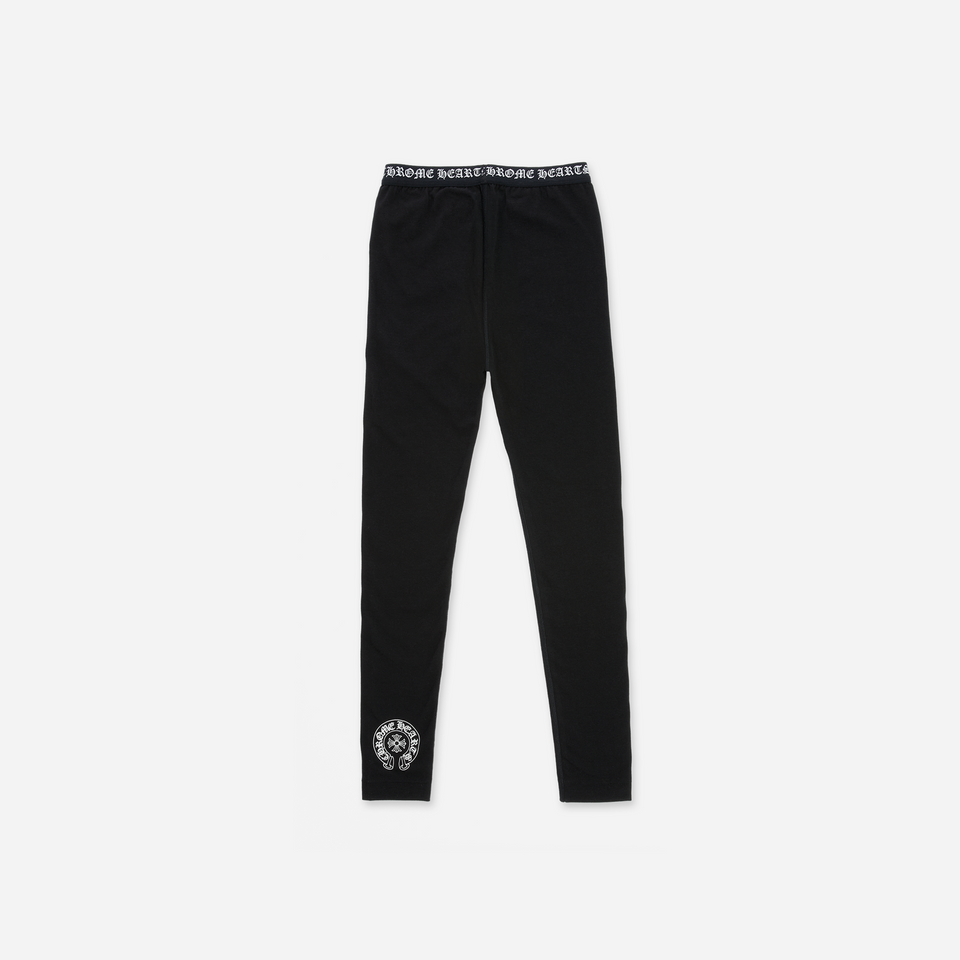 Chrome Hearts Logo Leggings Black