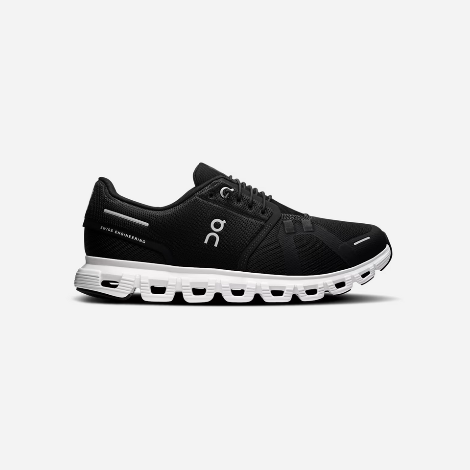 ON Running Cloud 6 Black White WMNS
