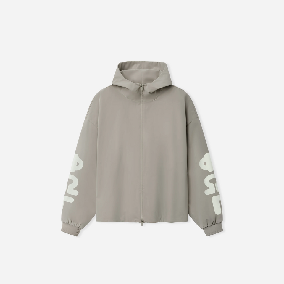 Fear Of God Essentials Full Zip Hooded Anorak Seal