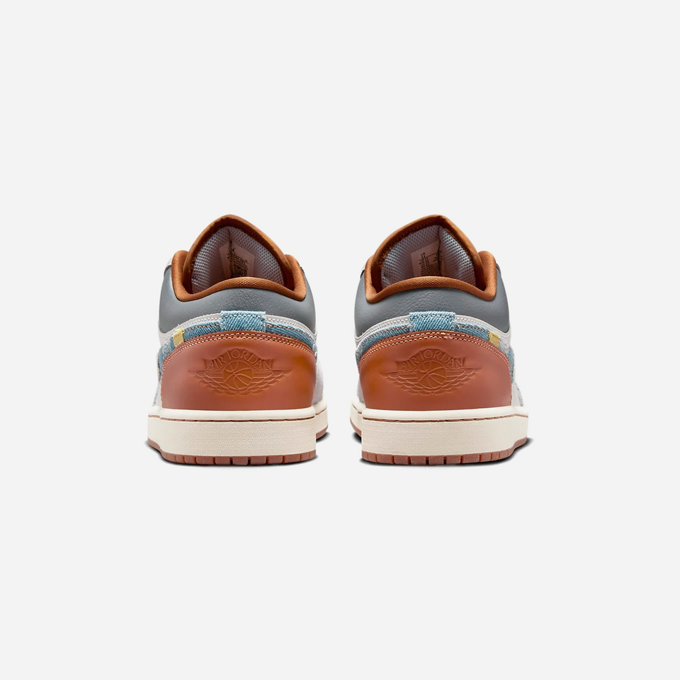 Nike Air Jordan 1 Low SE Phantom Repaired Denim Swoosh