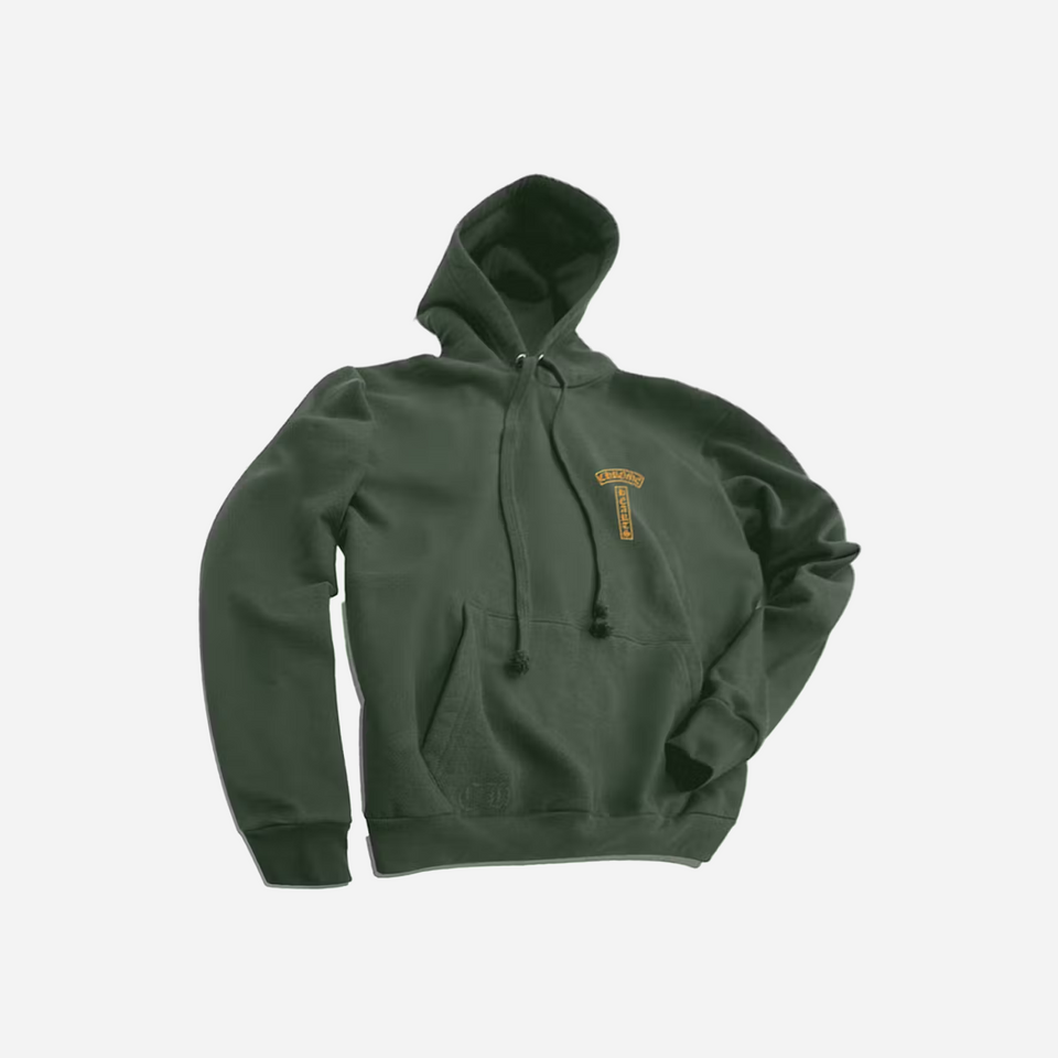 Chrome Hearts Green Hoodie Green Orange