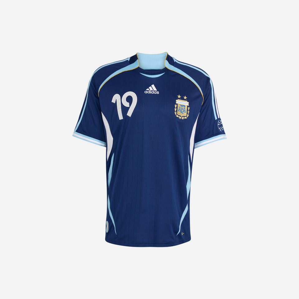Adidas Argentina Away Jersey 2006 Messi Dark Blue