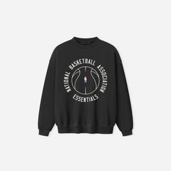 Fear Of God Essentials NBA X Barkley Hendricks 90s Crewneck Faded Black
