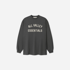 Fear Of God Essentials Merch Long Sleeve T-Shirt Iron Grey
