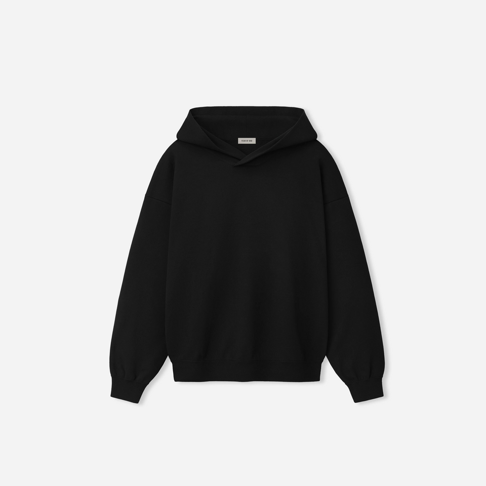 Fear Of God Double Knit Hoodie Black