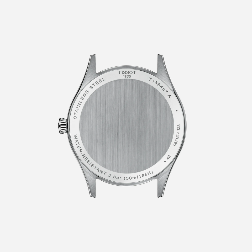 Tissot Classic Dream 40 mm Dauphine Dial Silver Stainless Steel Strap Watch