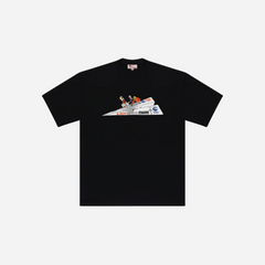 CJ x ARCH Paper Plane T-Shirt Black
