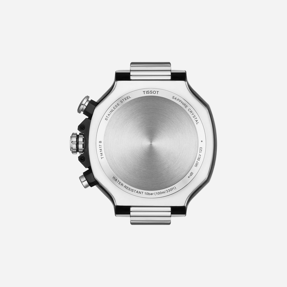 Tissot T-Race Chonograph Black Dial Silver Stainless Steel Watch