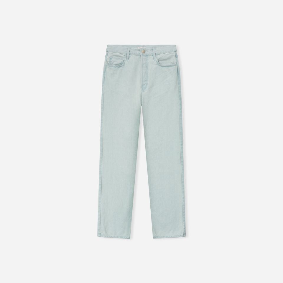 Fear Of God Bleach Washed Denim Straight 5 Pocket