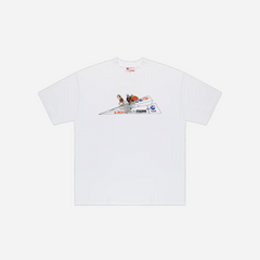 CJ x ARCH Paper Plane T-Shirt White