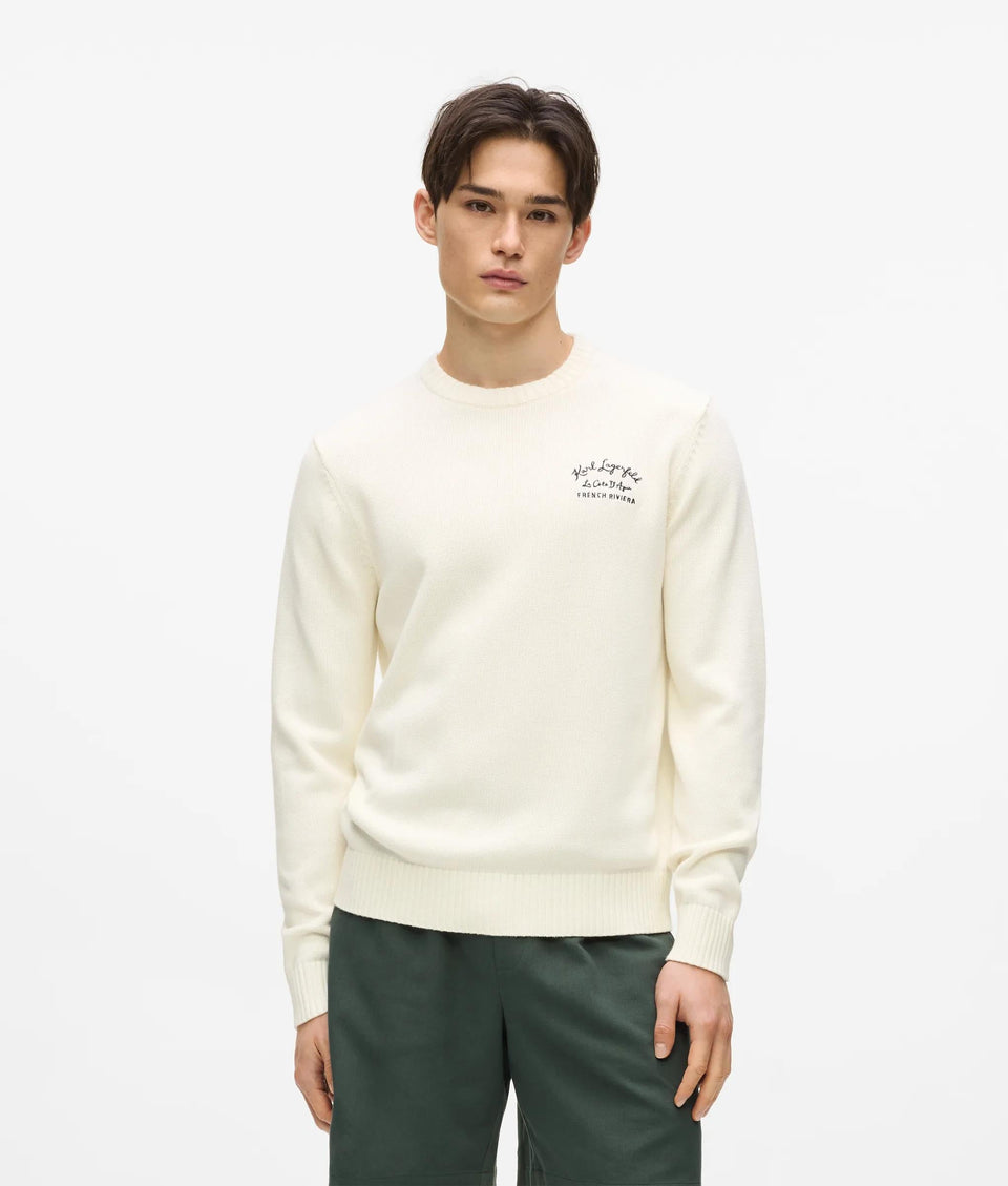 Karl Lagerfeld Côte D'Azur Sweater Cannoli Cream