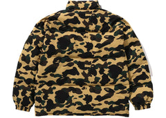 Bape 1St Camo Reversible Down Jacket Yellow
