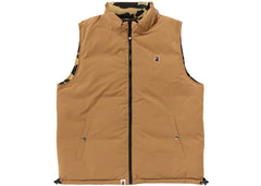 Bape 1St Camo Reversible Down Vest (Fw24) Yellow
