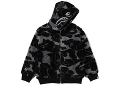 Bape Abc Camo Boa Shark Relaxed Fit Hoodie Black