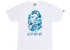 Bape Abc Camo By Bathing Ape T-Shirt White/Blue